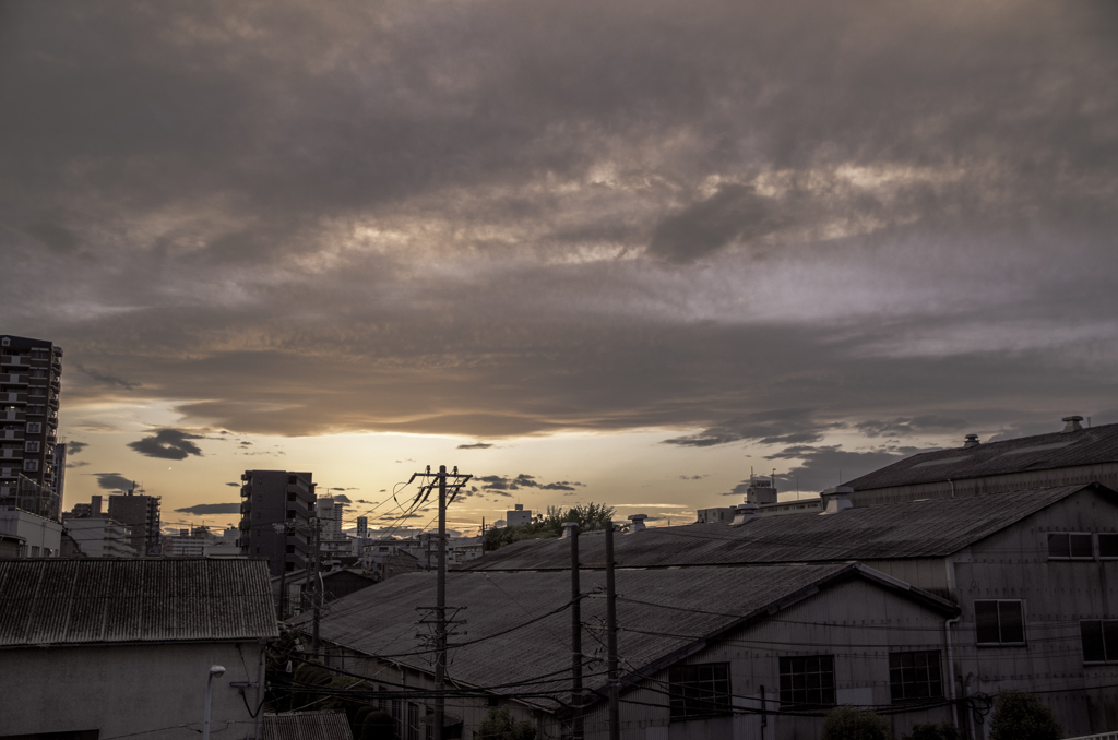 Dusk factory