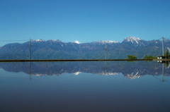 逆さ南アルプス