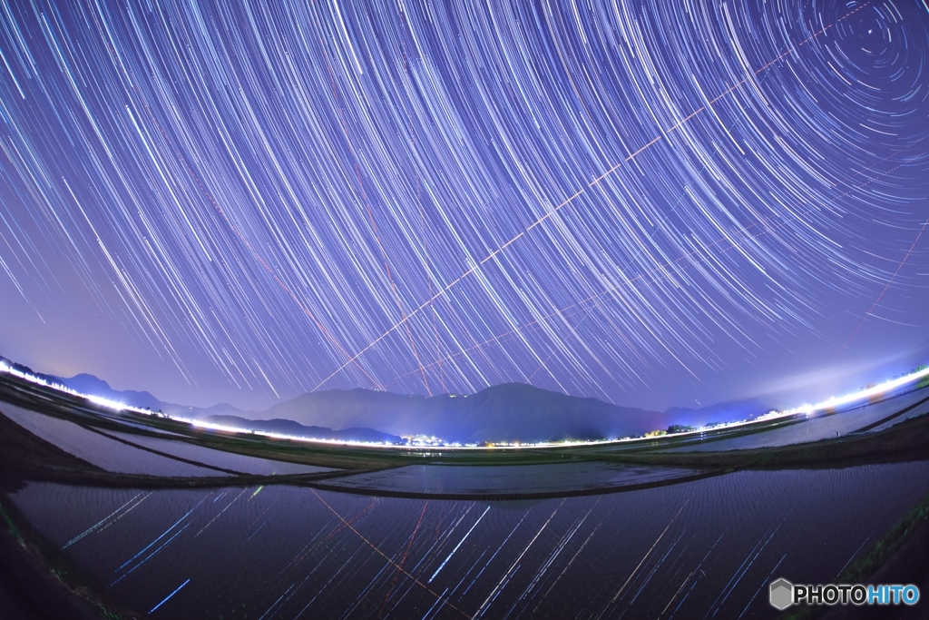 星降る弥彦山