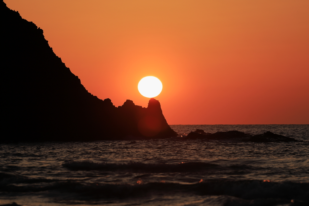 角田浜夕景　其の二