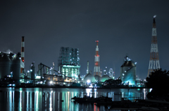 工場夜景