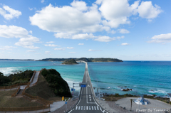 冬の角島大橋