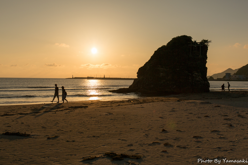 稲佐の夕日