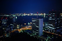 世界貿易センタービルから望む東京湾