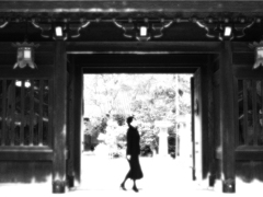 少女と神社　7