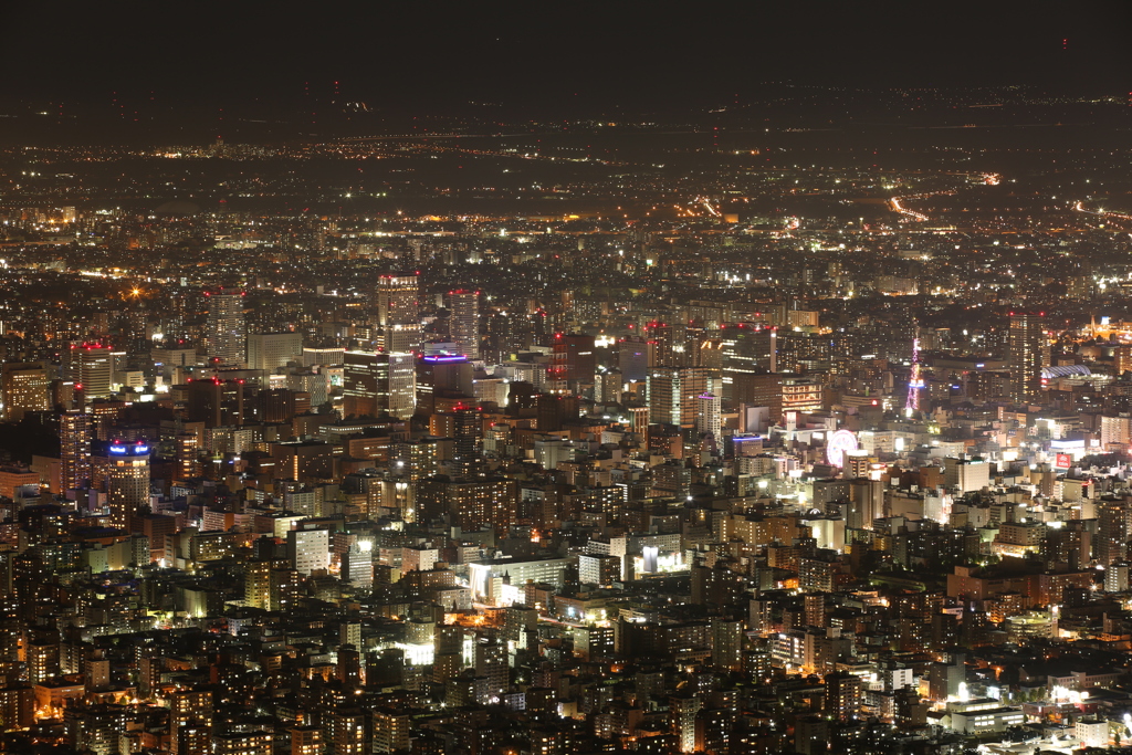 藻岩山からの夜景