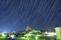 倉吉未来中心の夜