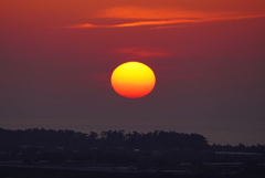 東郷湖夕暮れ