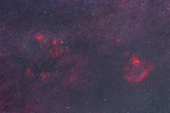 NGC7822 クワガタ星雲 バブル星雲付近