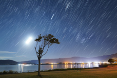 東郷湖の夜