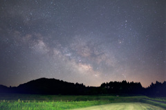 大山山麓の夜