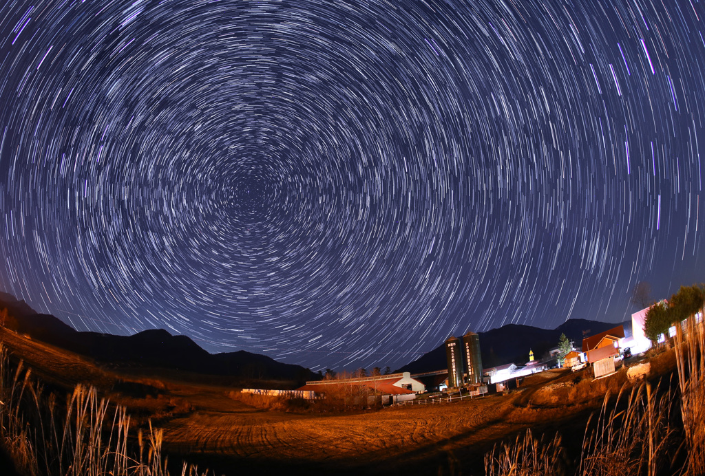 蒜山高原の夜