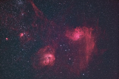 勾玉星雲・IC405 IC410