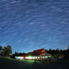 蒜山高原に昇る春の星座