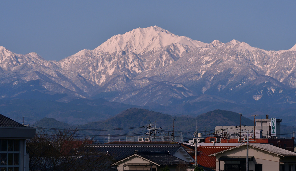 今朝の大山