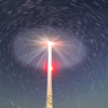 風力発電の夜