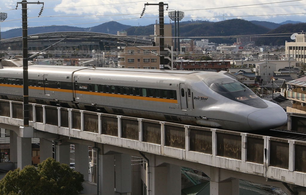 岡山旭川西側