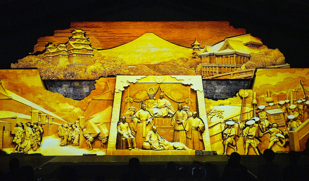 砂の美術館 プロジェクションマッピング