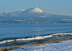 名峰大山と日本海