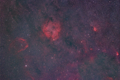 IC1396付近の散光星雲