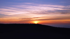 砂丘夕暮れ