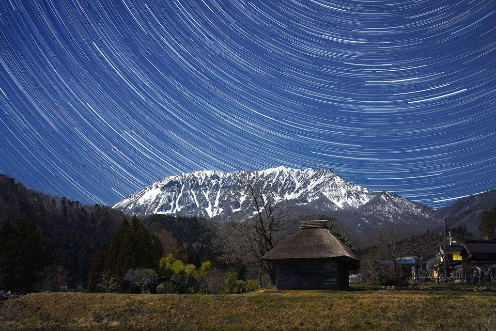 早春の奥大山の里