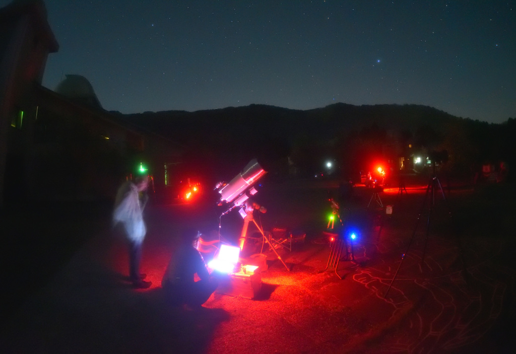 さじアストロパークの夜
