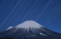 大山冬景色