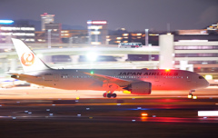 B787とリムジンバス
