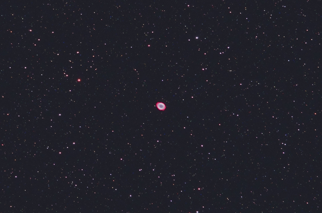 MGEN-3の接続テスト (M57リング星雲)