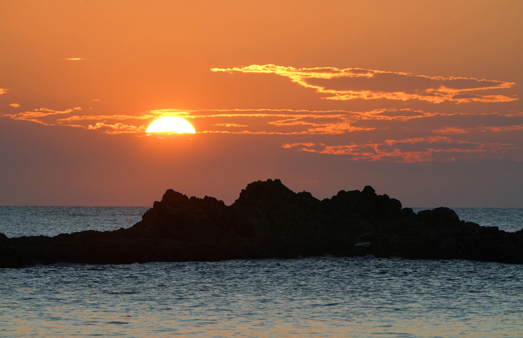 夕日の浦富海岸