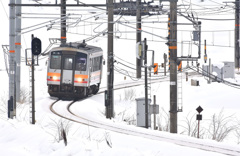 2016.1.21雪の伯備線