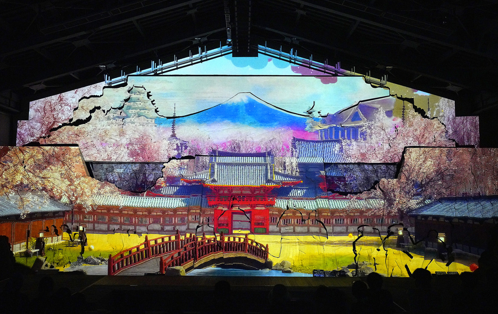 砂の美術館 プロジェクションマッピング