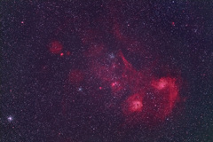 ぎょしゃ座 勾玉星雲付近