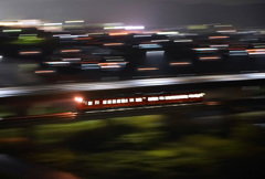 夜の山陰本線 (α9)