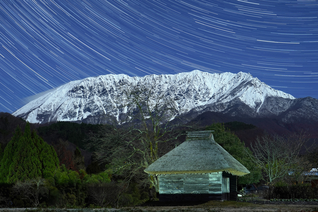 月夜の奥大山