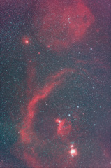 オリオン座の散光星雲