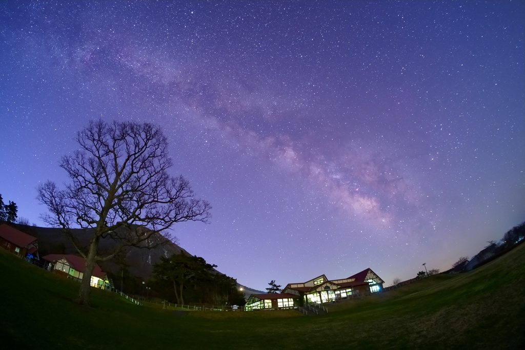 夜明けの天の川