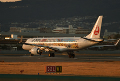 千里川夕暮れ