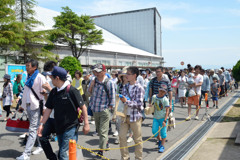 航空祭帰宅ラッシュ