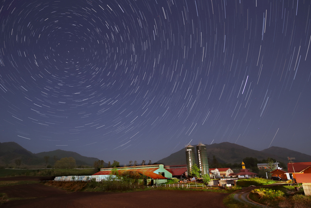 蒜山高原の夜