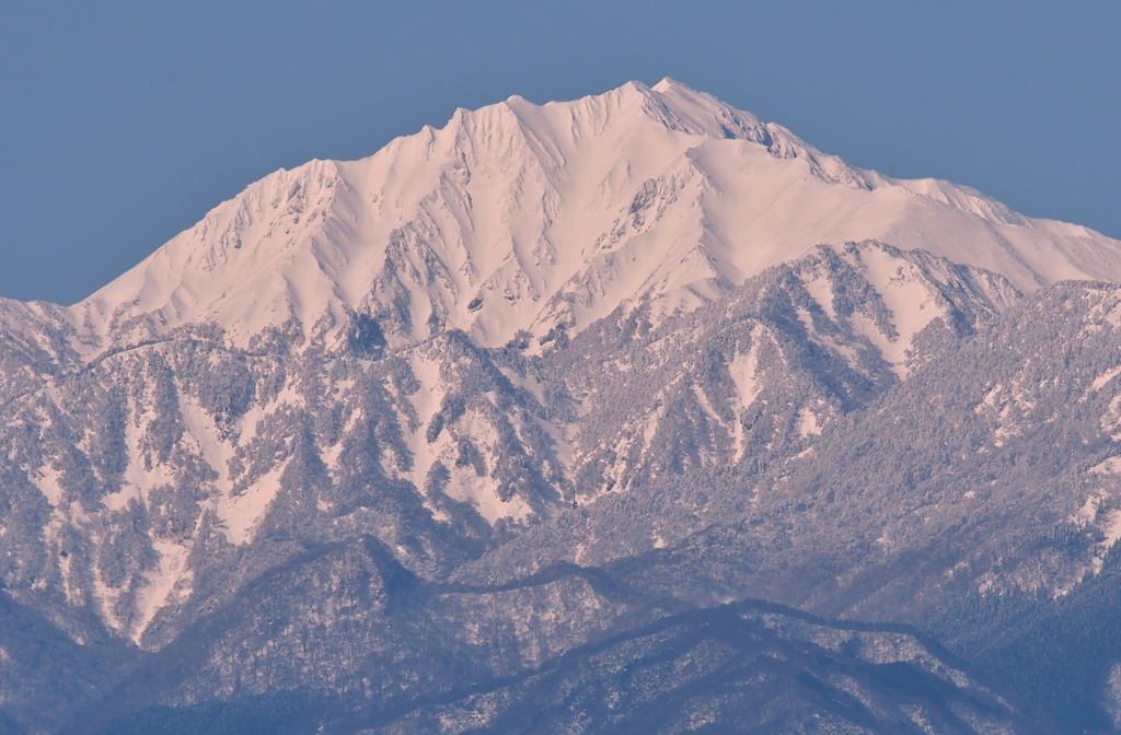 今朝の大山