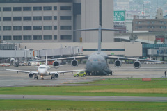 J-AIRとC-17輸送機