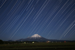大山星景色