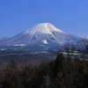 快晴の大山