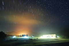 奥大山休暇村の夜