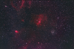 バブル星雲・M52付近