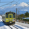 コナン列車と名峰大山