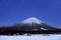 大山星景色