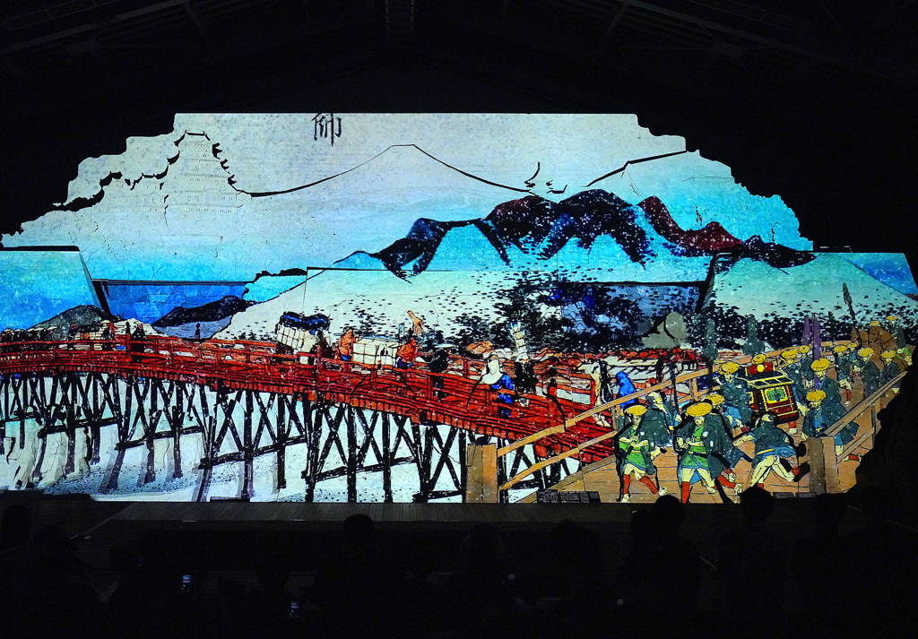 砂の美術館 プロジェクションマッピング